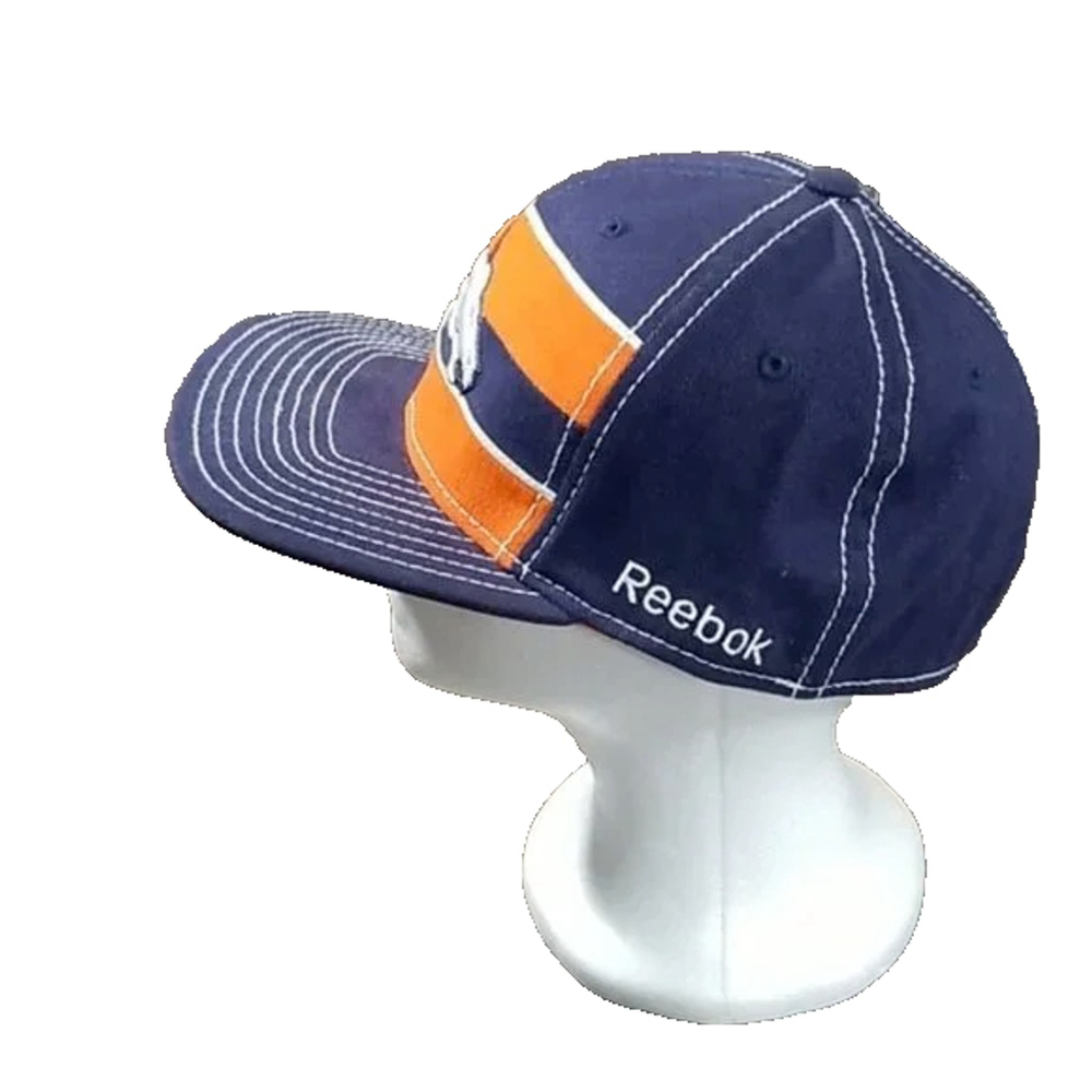 Denver Broncos Football Cap Size L/XL NFL Equipment Vintage Onfield Reebok - Picture 2 of 7